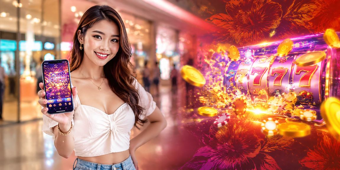 Permainan slot bergaya Langkawi dengan grafik warna-warni